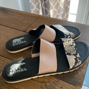 Sorel-Slip on Sandals-Size 9